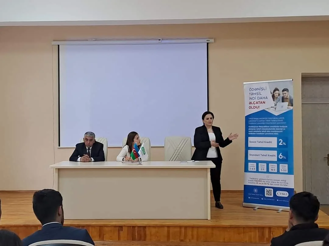 Tələbə Təhsil Fondunun əməkdaşı Günay Xəlilovanın iştirakı ilə Masallı Dövlət Regional Kollecində görüşü