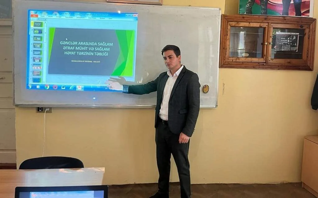 Gənclər arasında sağlam ətraf mühit və sağlam həyat tərzinin təbliği "mövzusunda seminar keçirilmişdir.