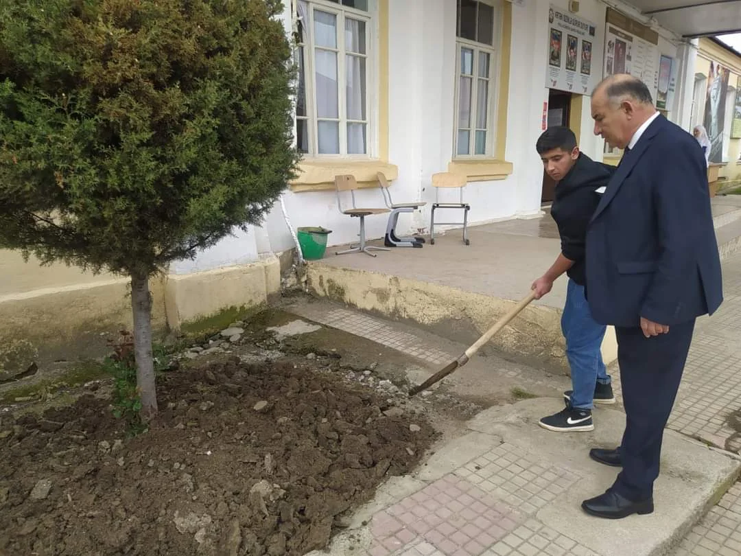 "Yaşıl dünya naminə həmrəylik ili" lahiyəsi çərçivəsində kollecin həyətyanı sahəsində iməclik keçirilmişdir.