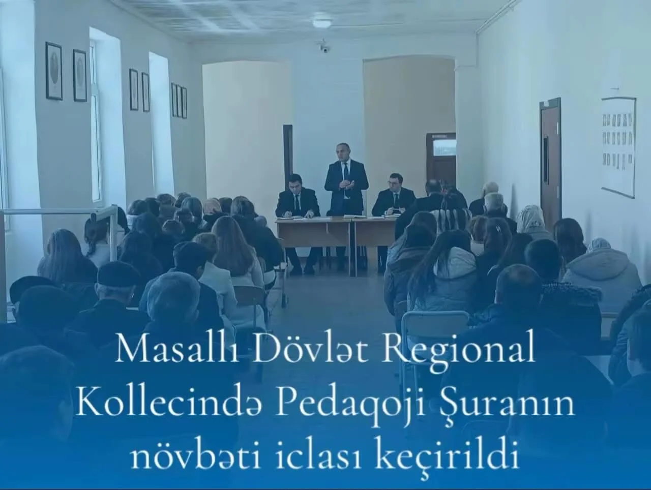 Masallı Dövlət Regional Kollecində Pedaqoji Şuranın növbəti iclası keçirildi.